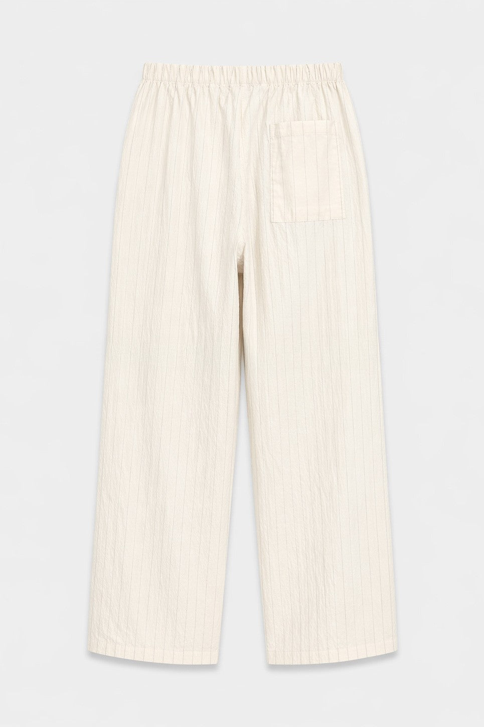 Striped Lyocell-Blend Relaxed-Fit Pants
