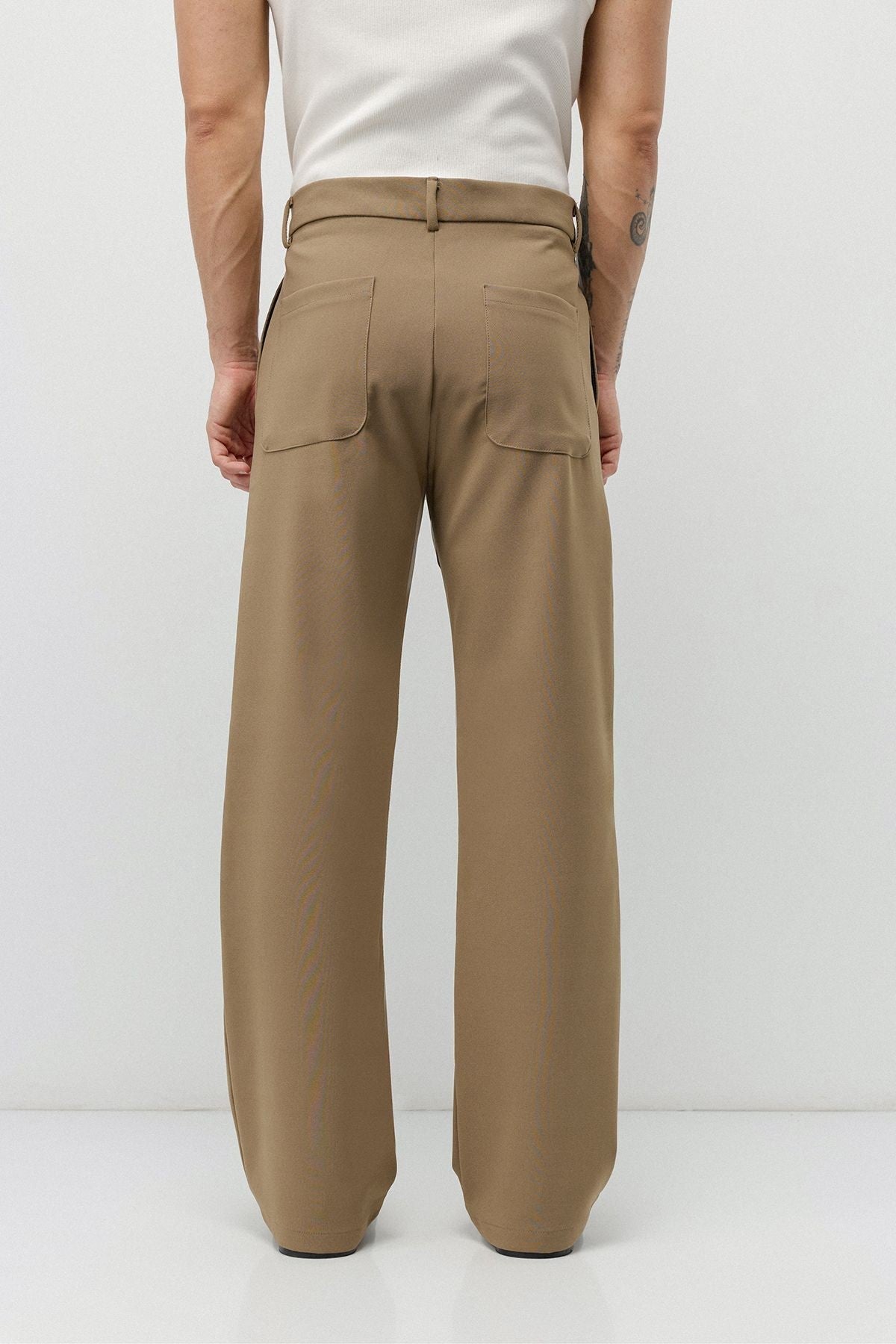 High-Waisted Flare-Fit Pants