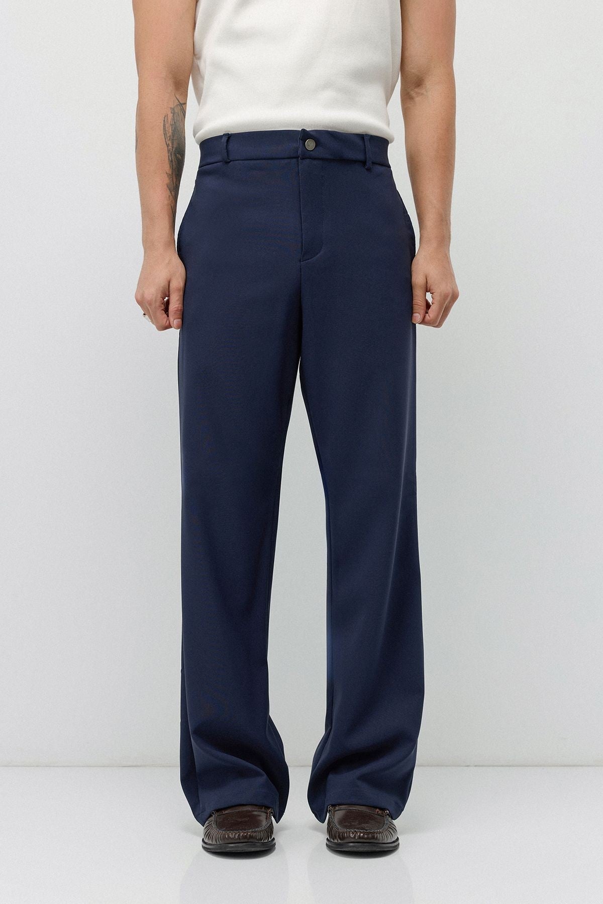 High-Waisted Flare-Fit Pants