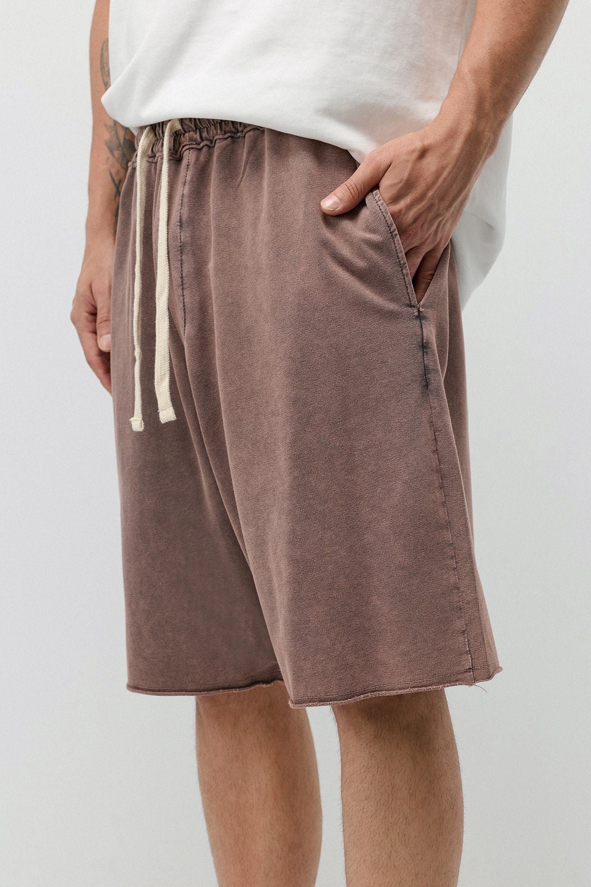 Oversized Washed Shorts
