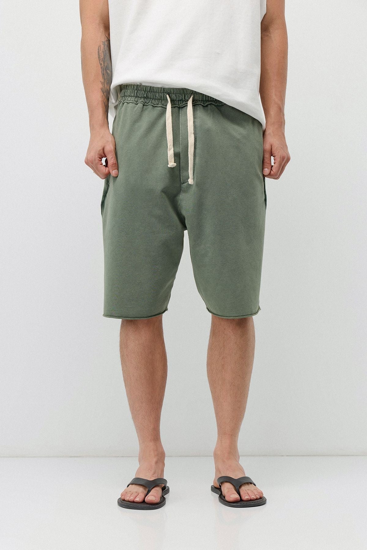Oversized Washed Shorts