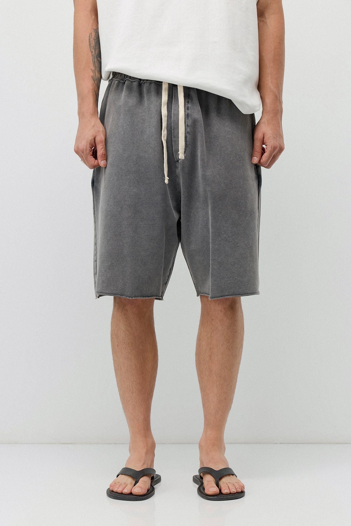 Oversized Washed Shorts