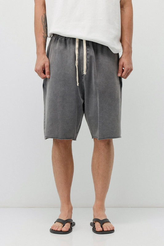 Oversized Washed Shorts