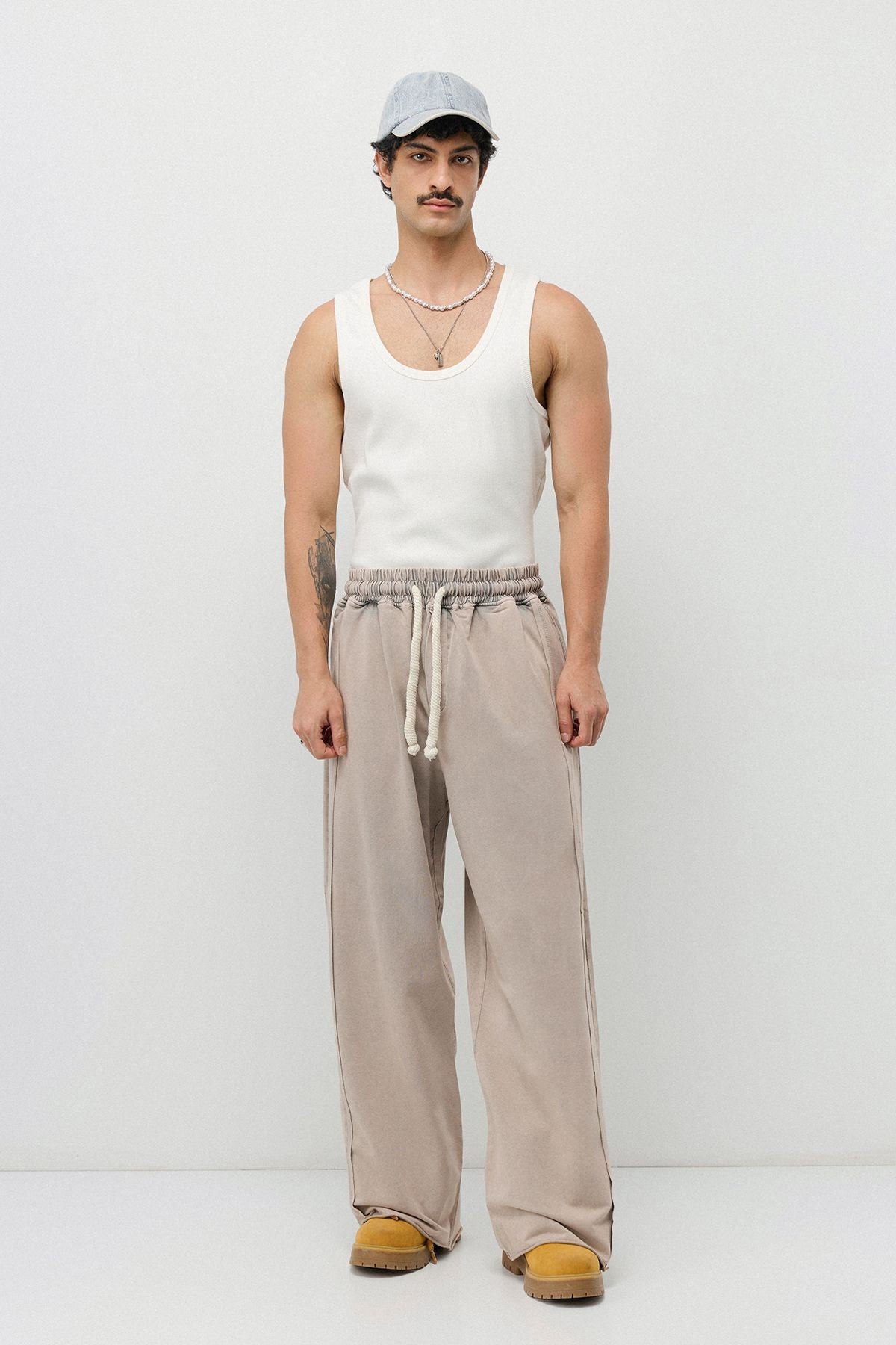 Pre-Washed Baggy Sweatpants