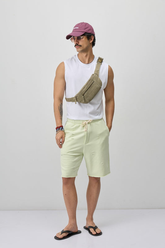 Loose-Fit Shorts with Drawstring