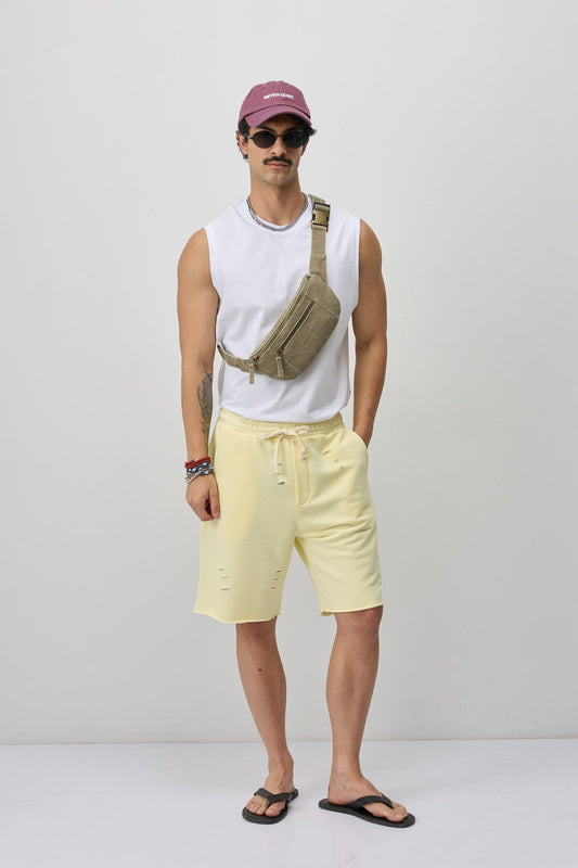Loose-Fit Shorts with Drawstring