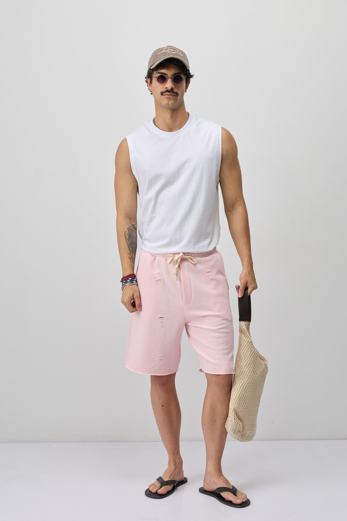 Loose-Fit Shorts with Drawstring