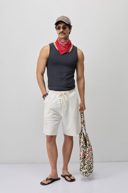 Loose-Fit Shorts with Drawstring