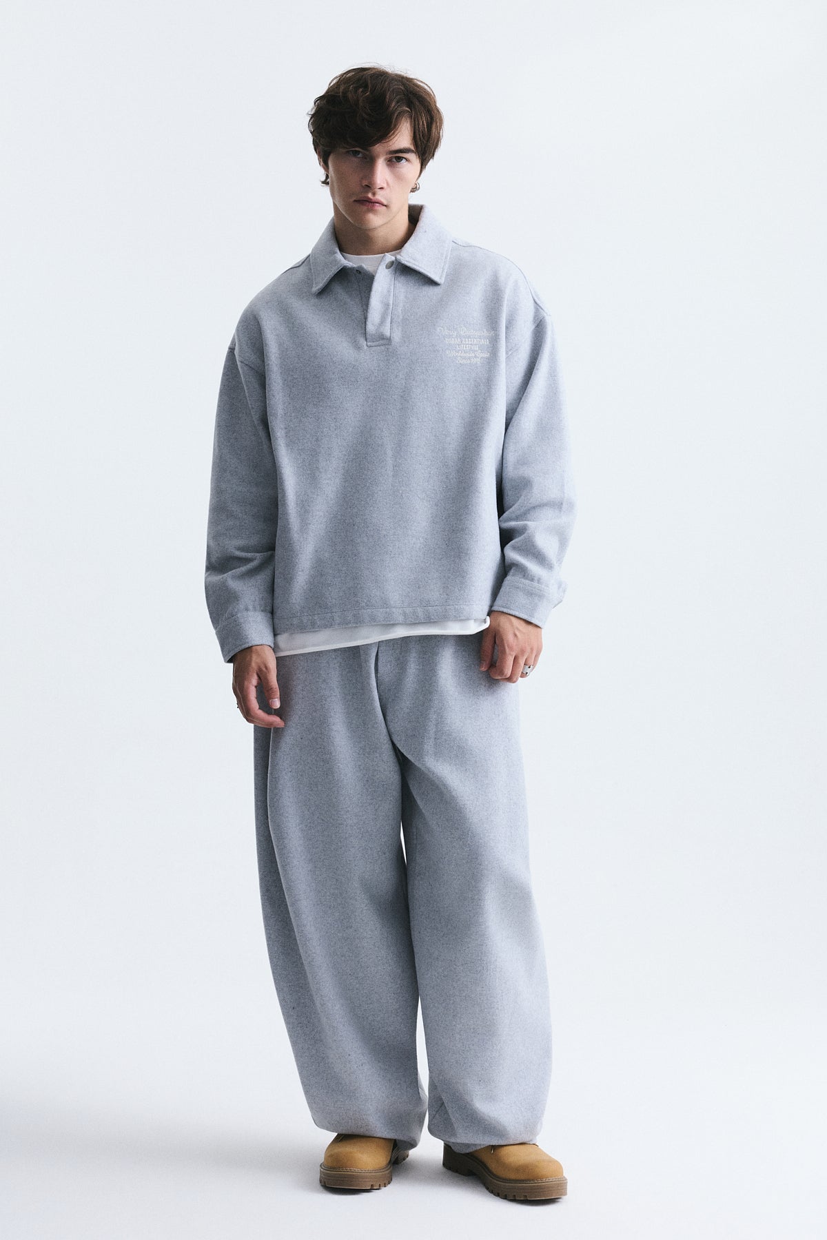 Balloon Fit Sweatpants with Pockets