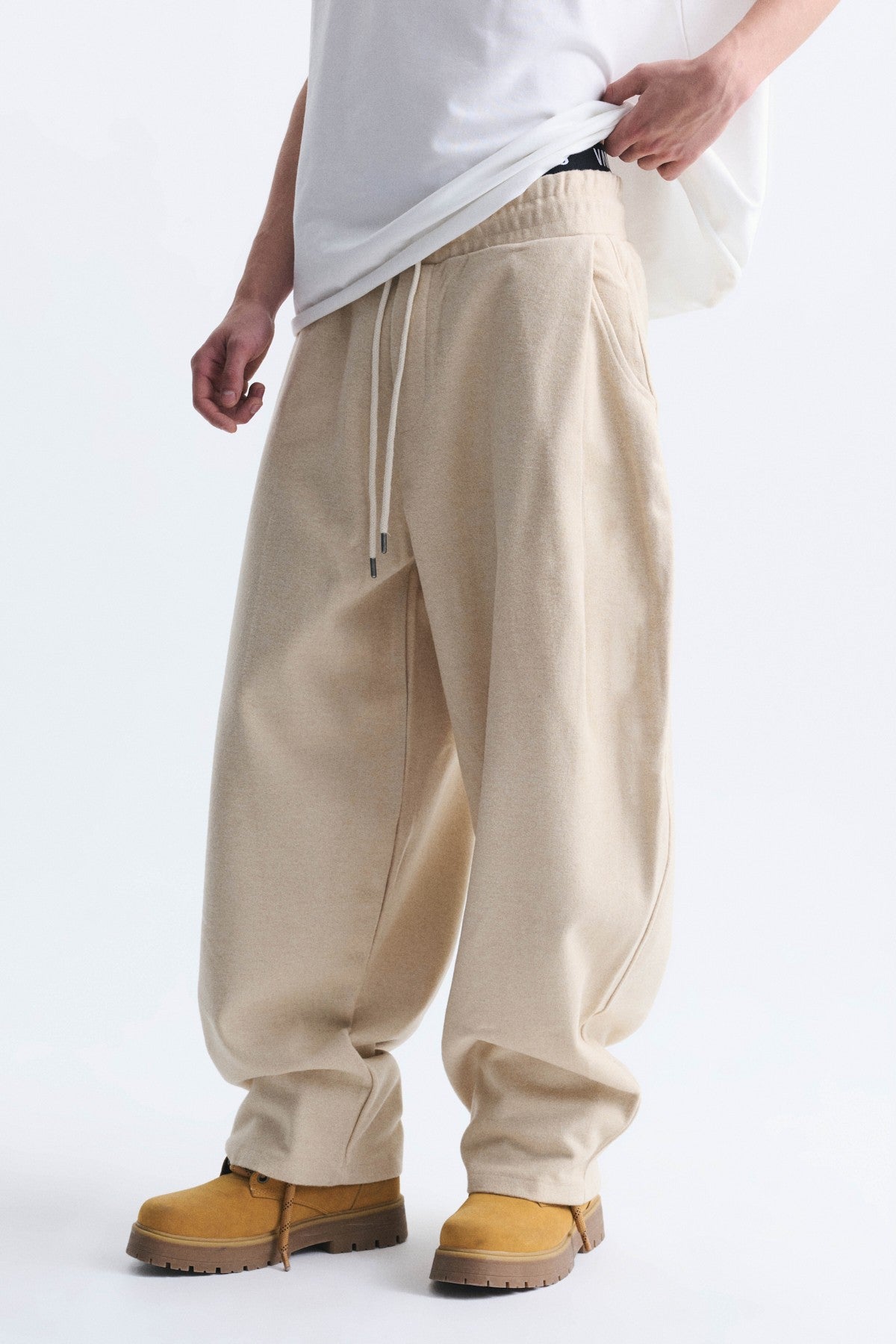 Balloon Fit Sweatpants with Pockets