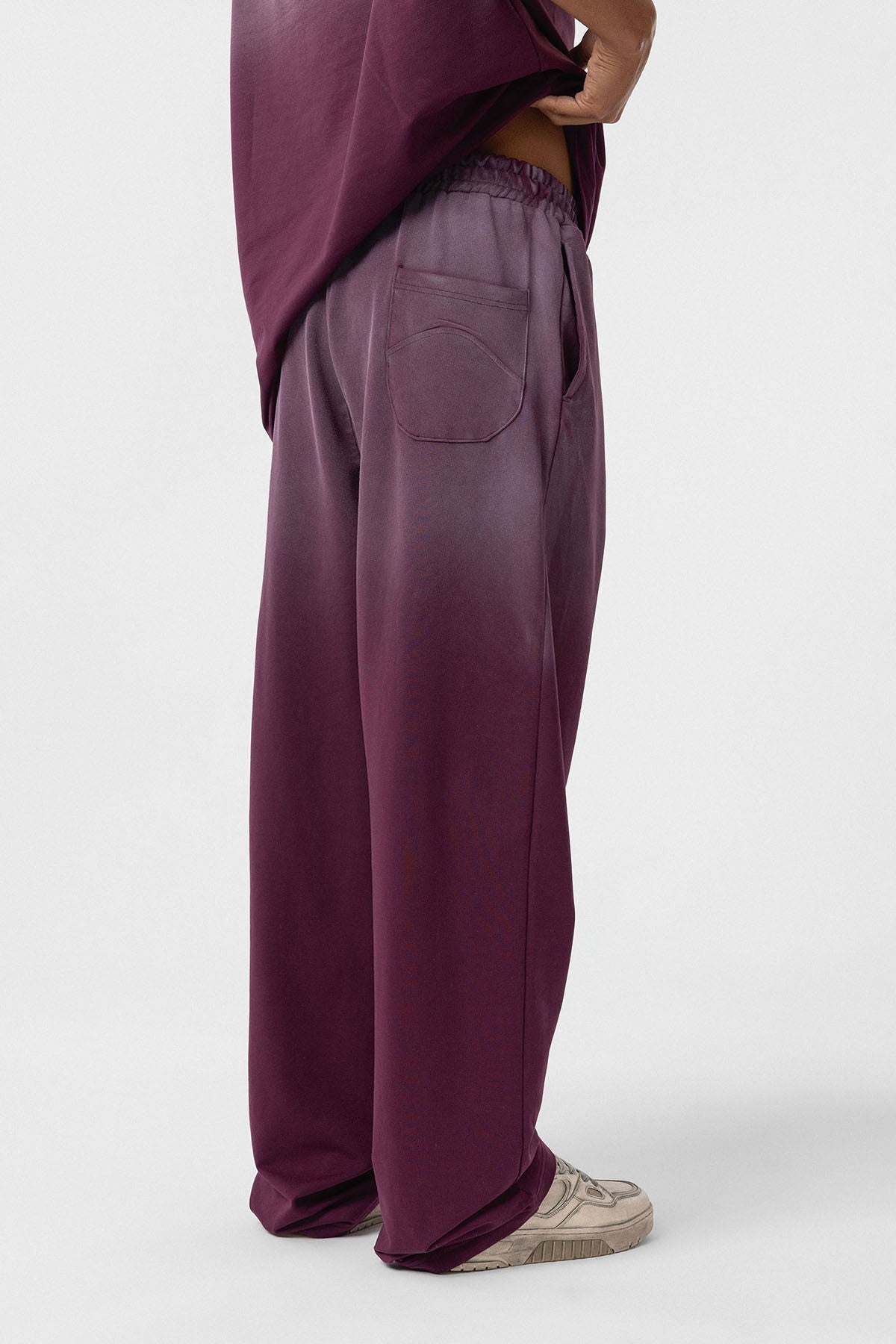 Oversized Printed Sweatsuit Set (Machine Washable)