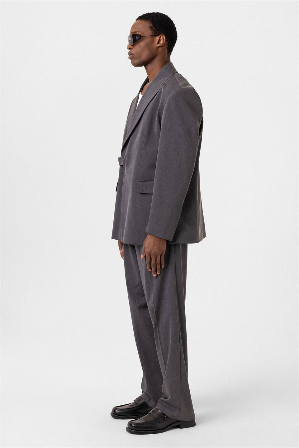 Oversized Belted Suit