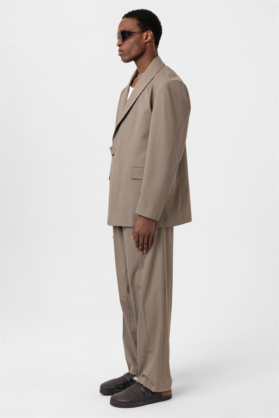 Oversized Belted Suit