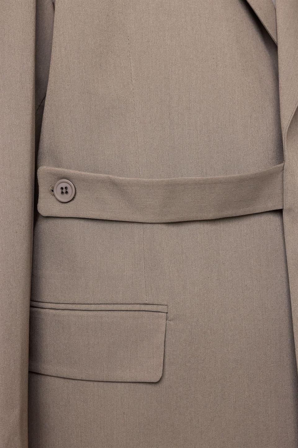 Oversized Belted Suit