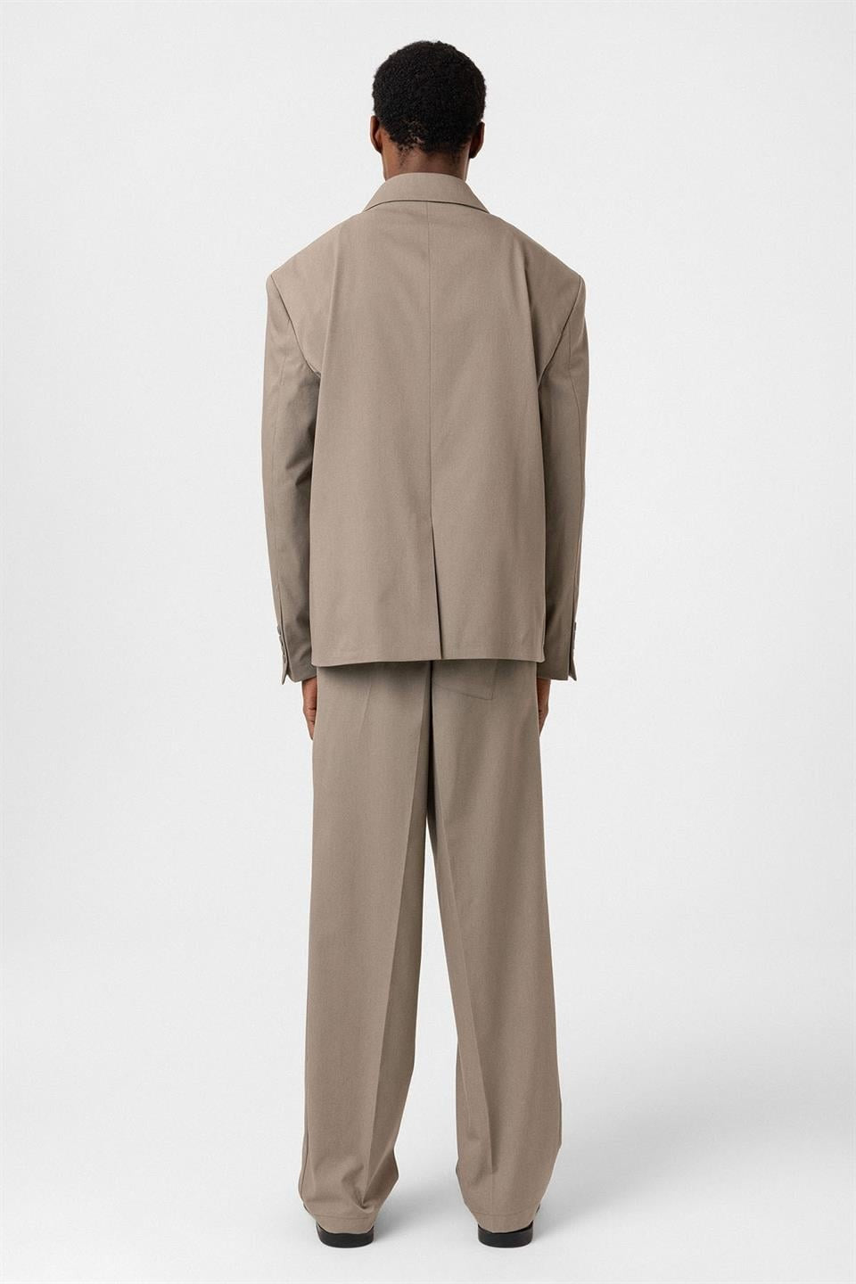Single-Button Oversized Suit