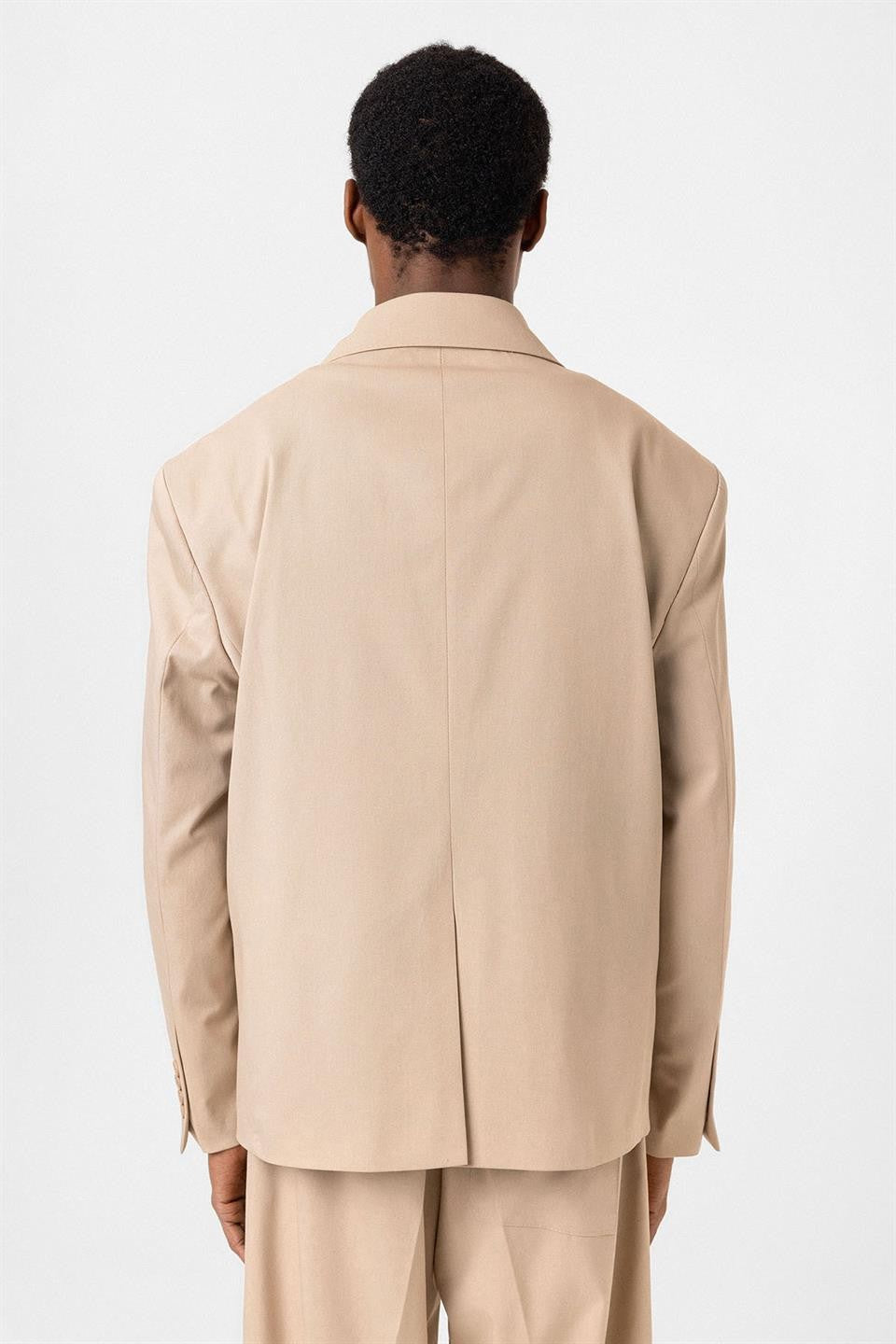 Single-Button Oversized Suit