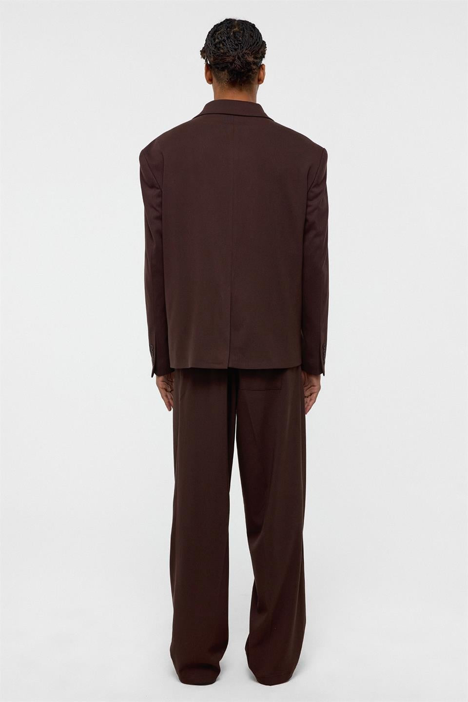Single-Button Oversized Suit