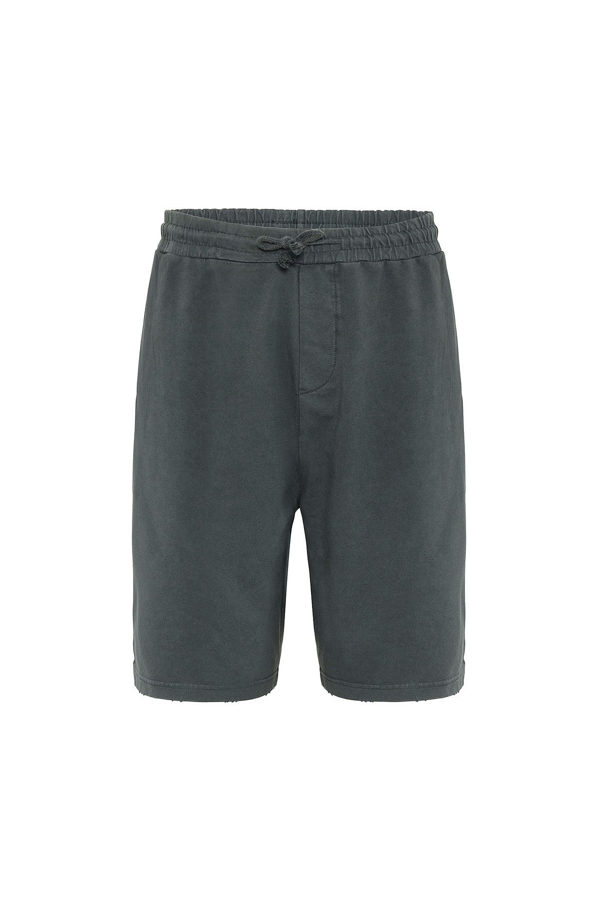 Basic Washed Oversized Shorts Set