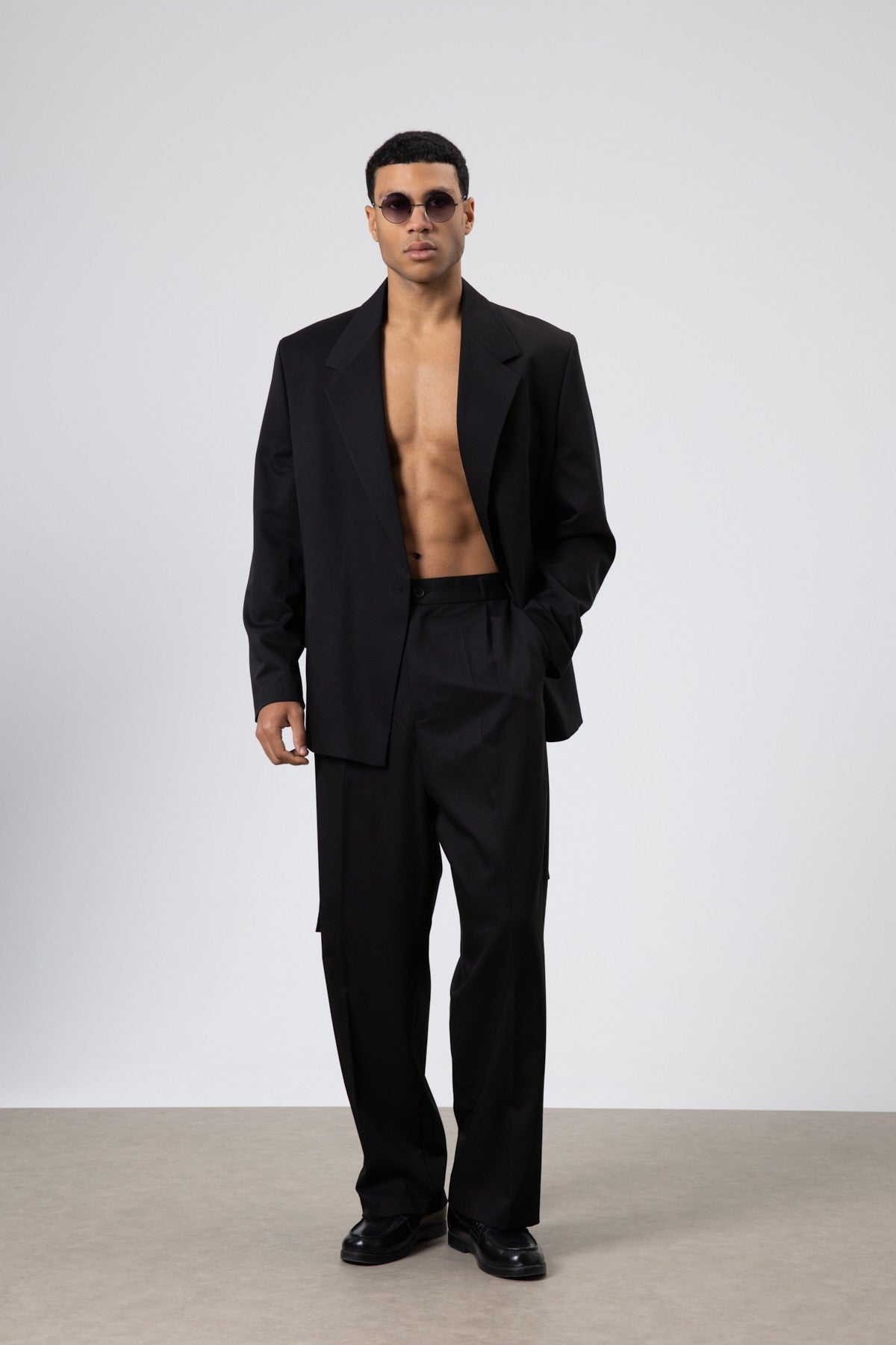 Oversized Belted Suit