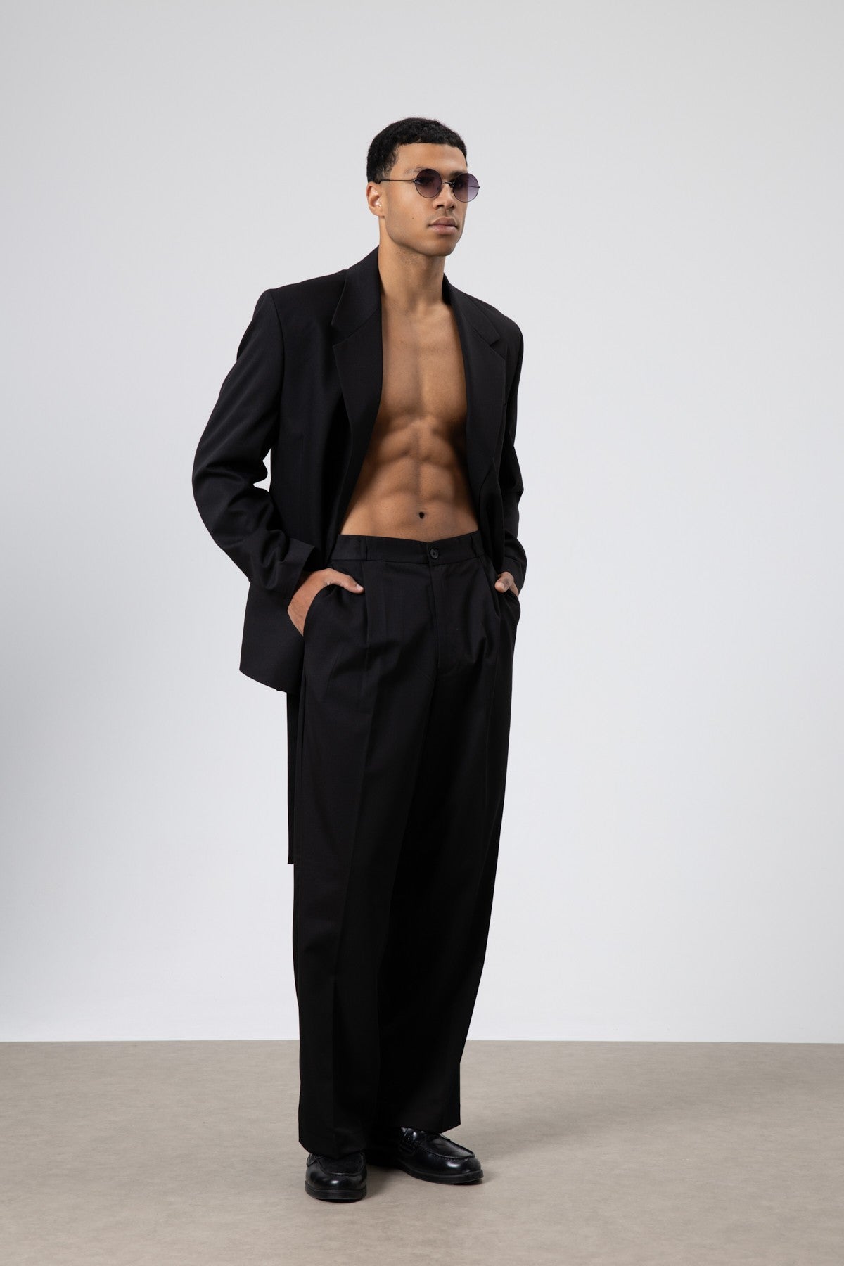 Oversized Belted Suit