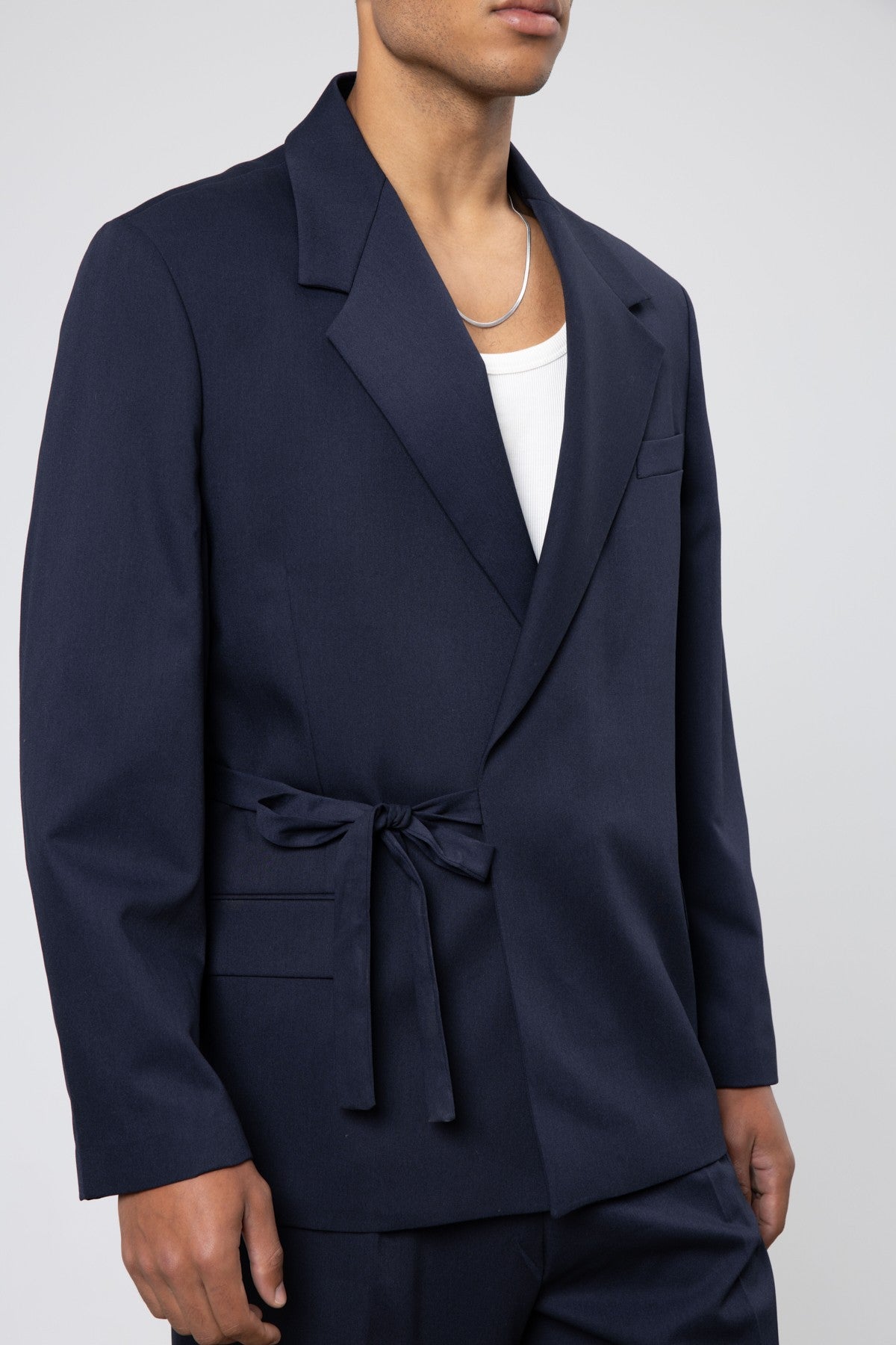 Oversized Belted Suit