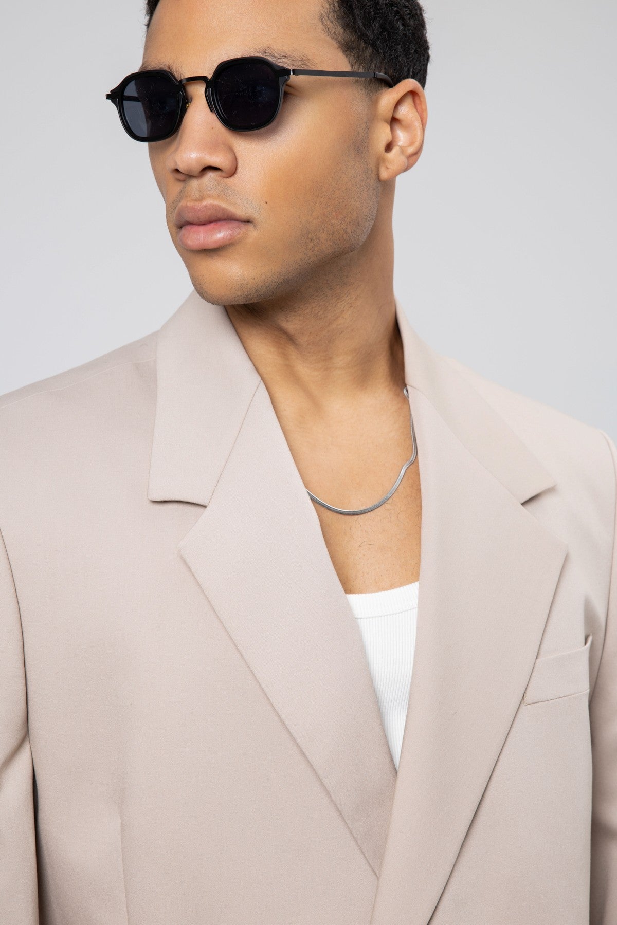 Oversized Belted Suit