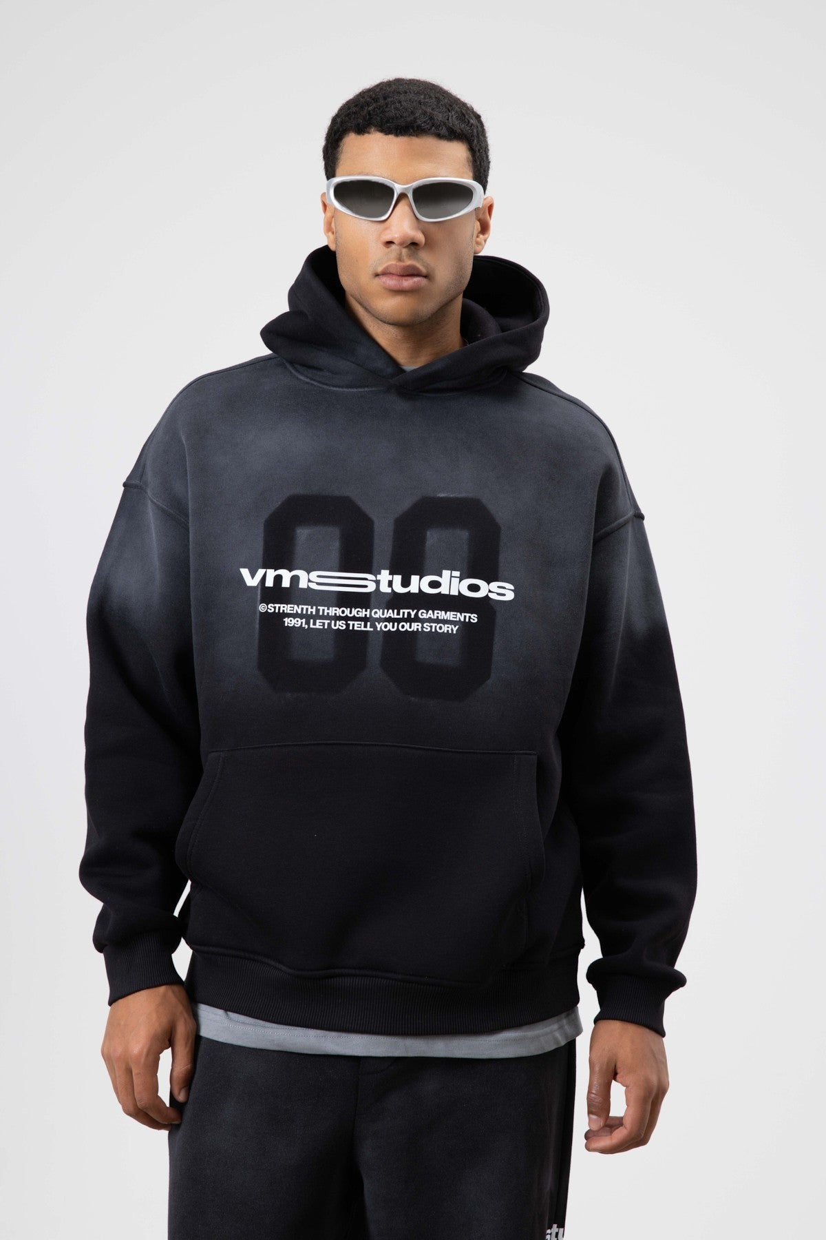 Oversized Printed Sweatsuit Set