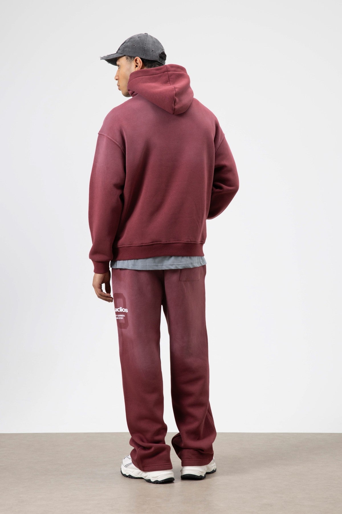 Oversized Printed Sweatsuit Set