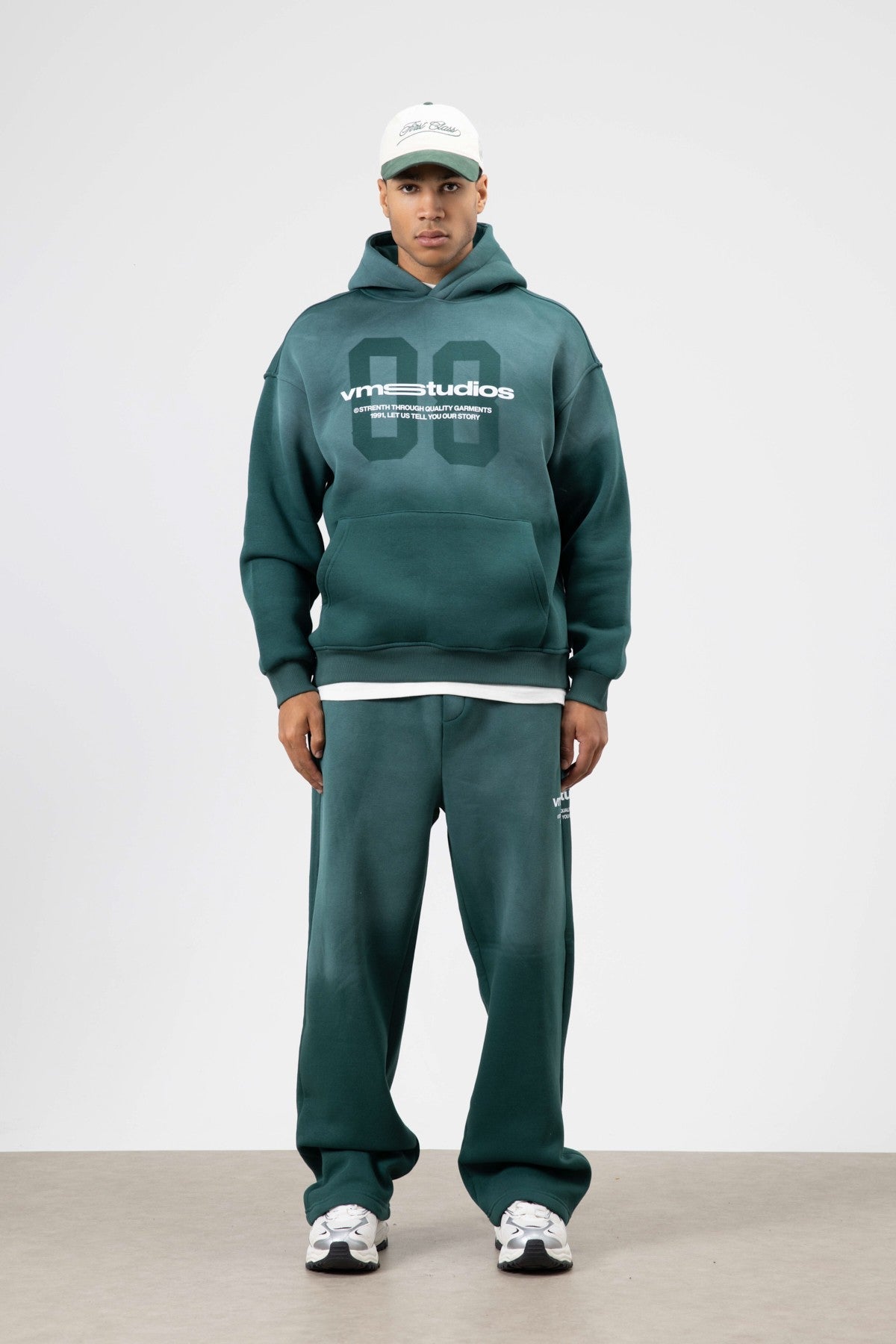 Oversized Printed Sweatsuit Set