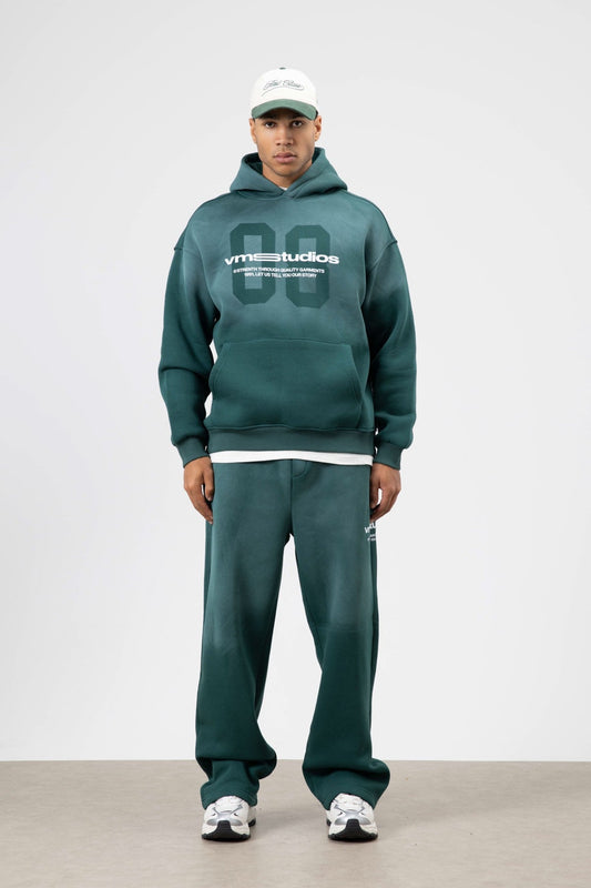 Oversized Printed Sweatsuit Set