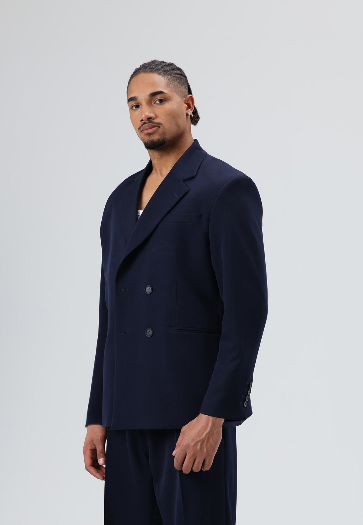 Oversized Double-Breasted Suit