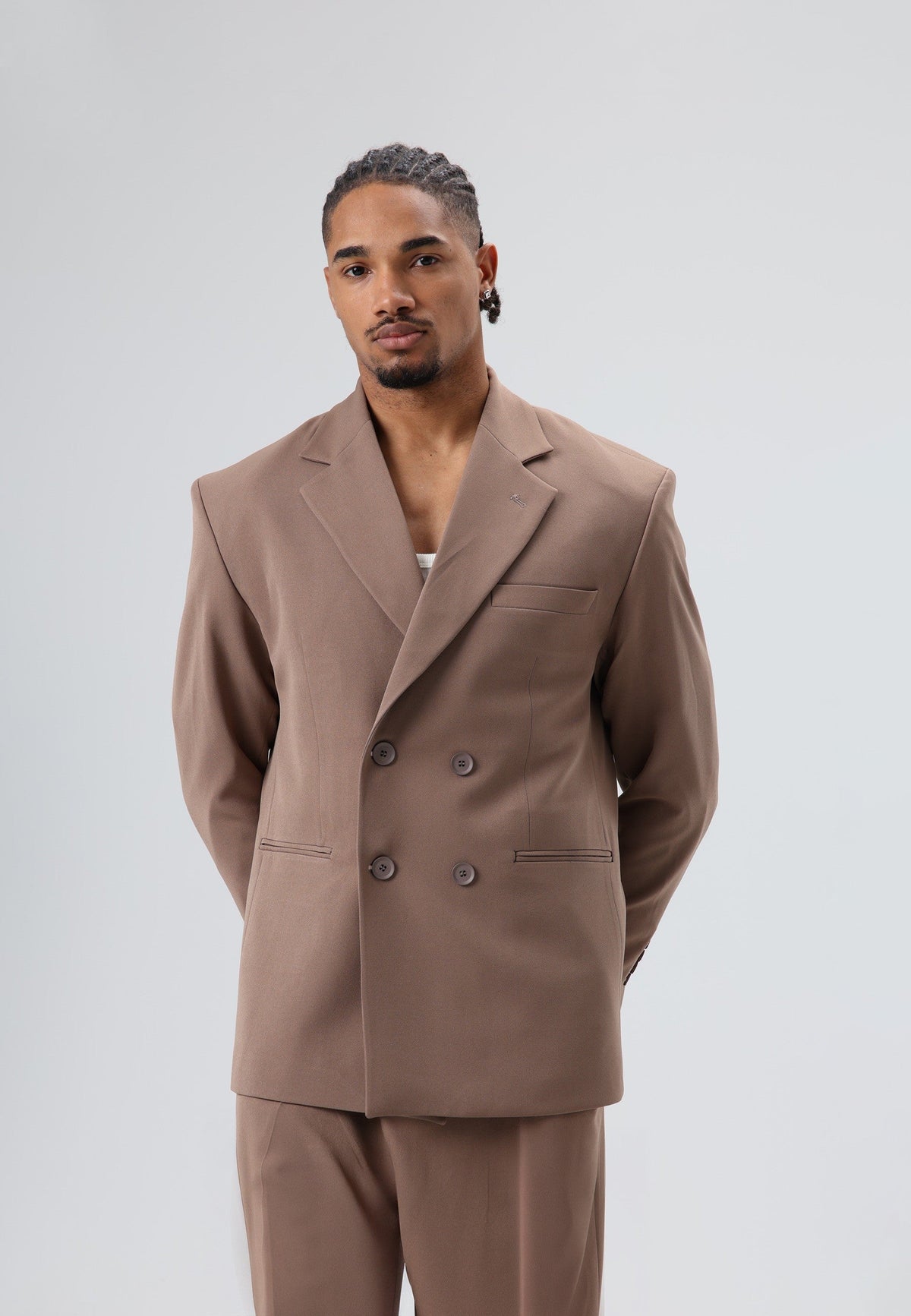 Oversized Double-Breasted Suit