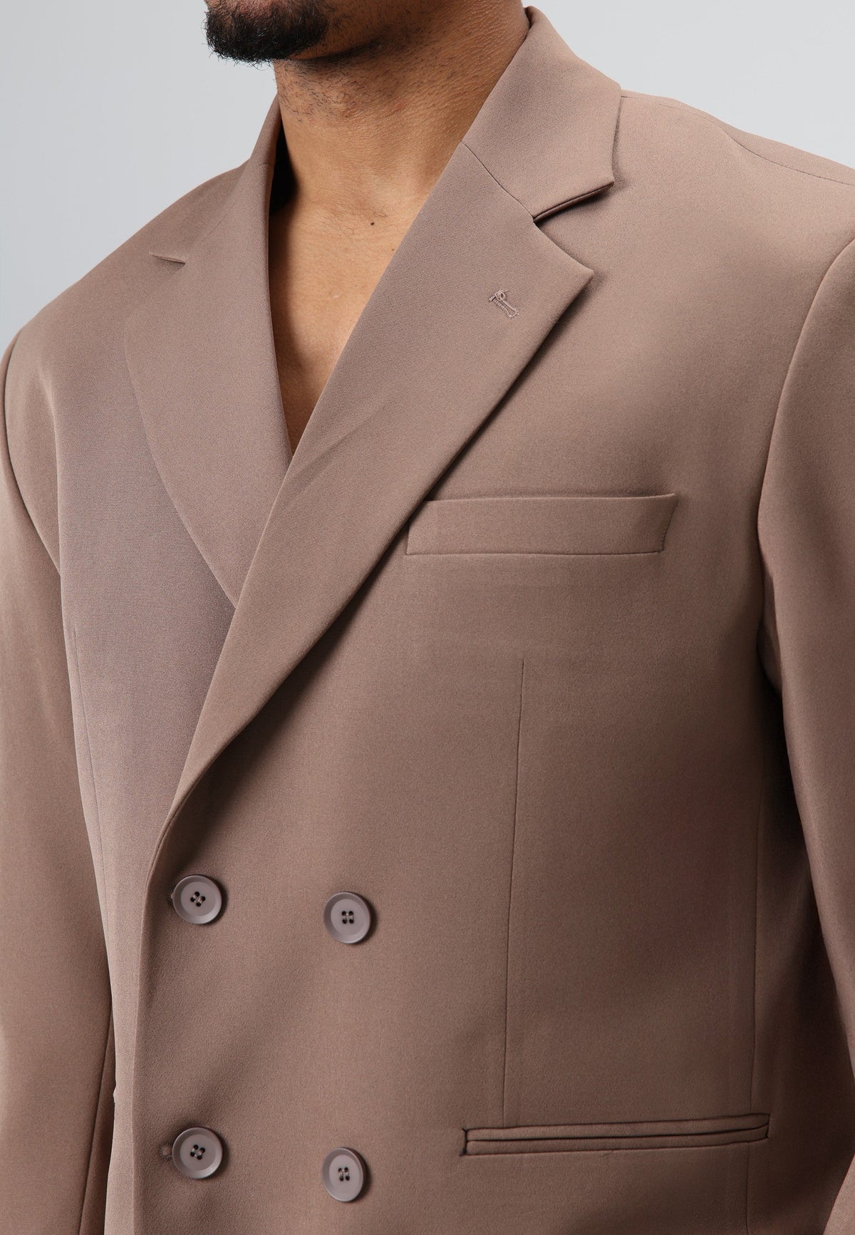 Oversized Double-Breasted Suit