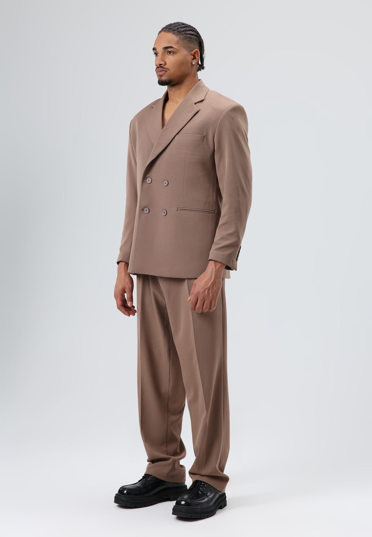 Oversized Double-Breasted Suit