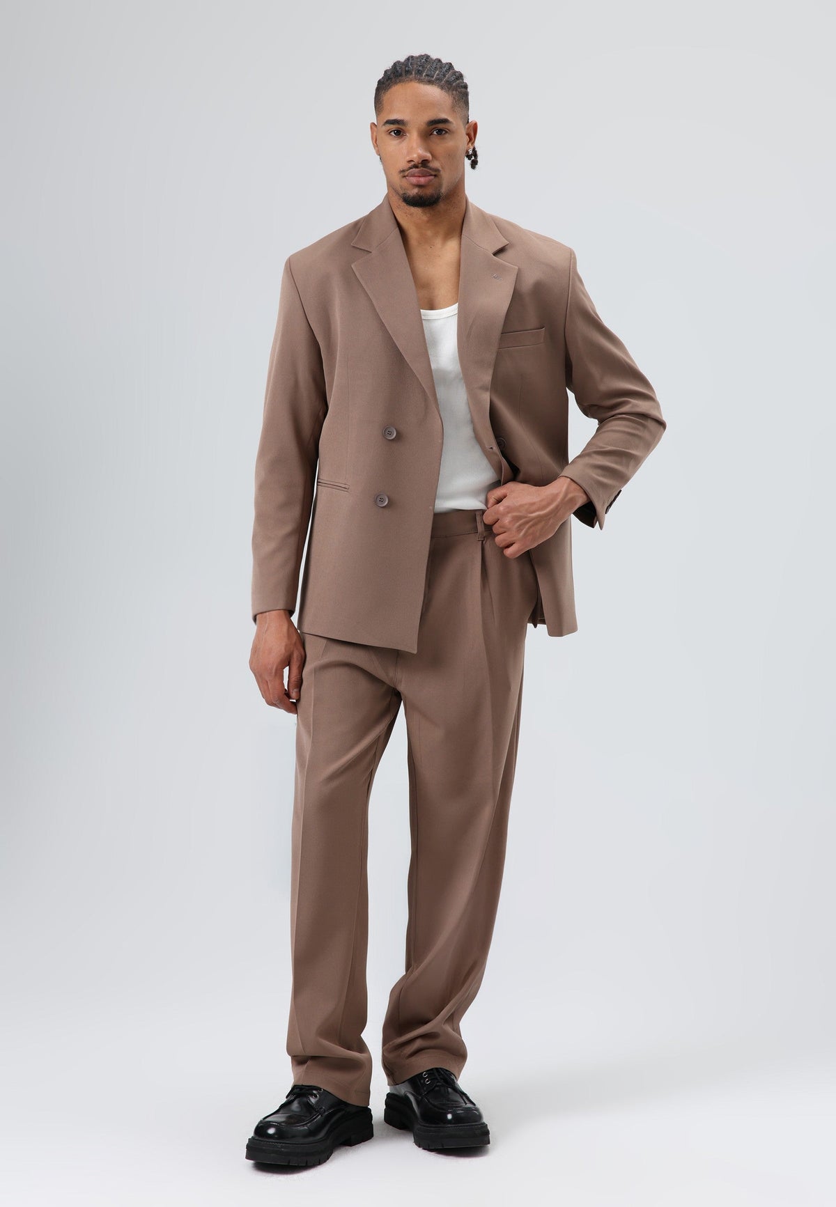 Oversized Double-Breasted Suit