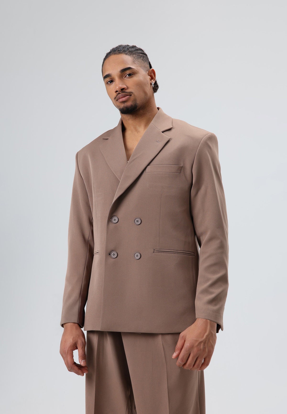 Oversized Double-Breasted Suit