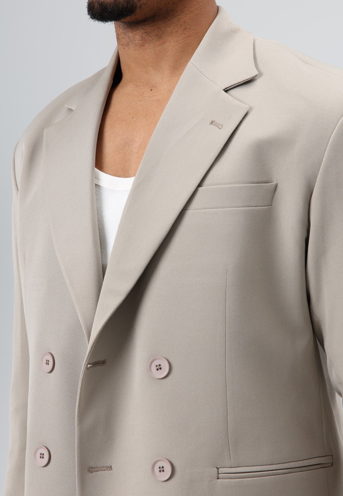 Oversized Double-Breasted Suit