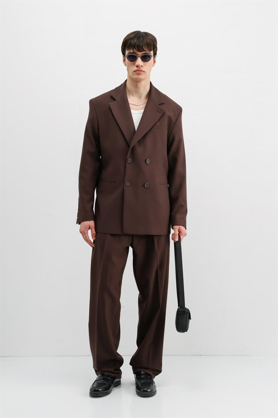 Oversized Double-Breasted Suit