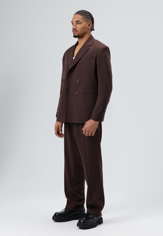 Oversized Double-Breasted Suit
