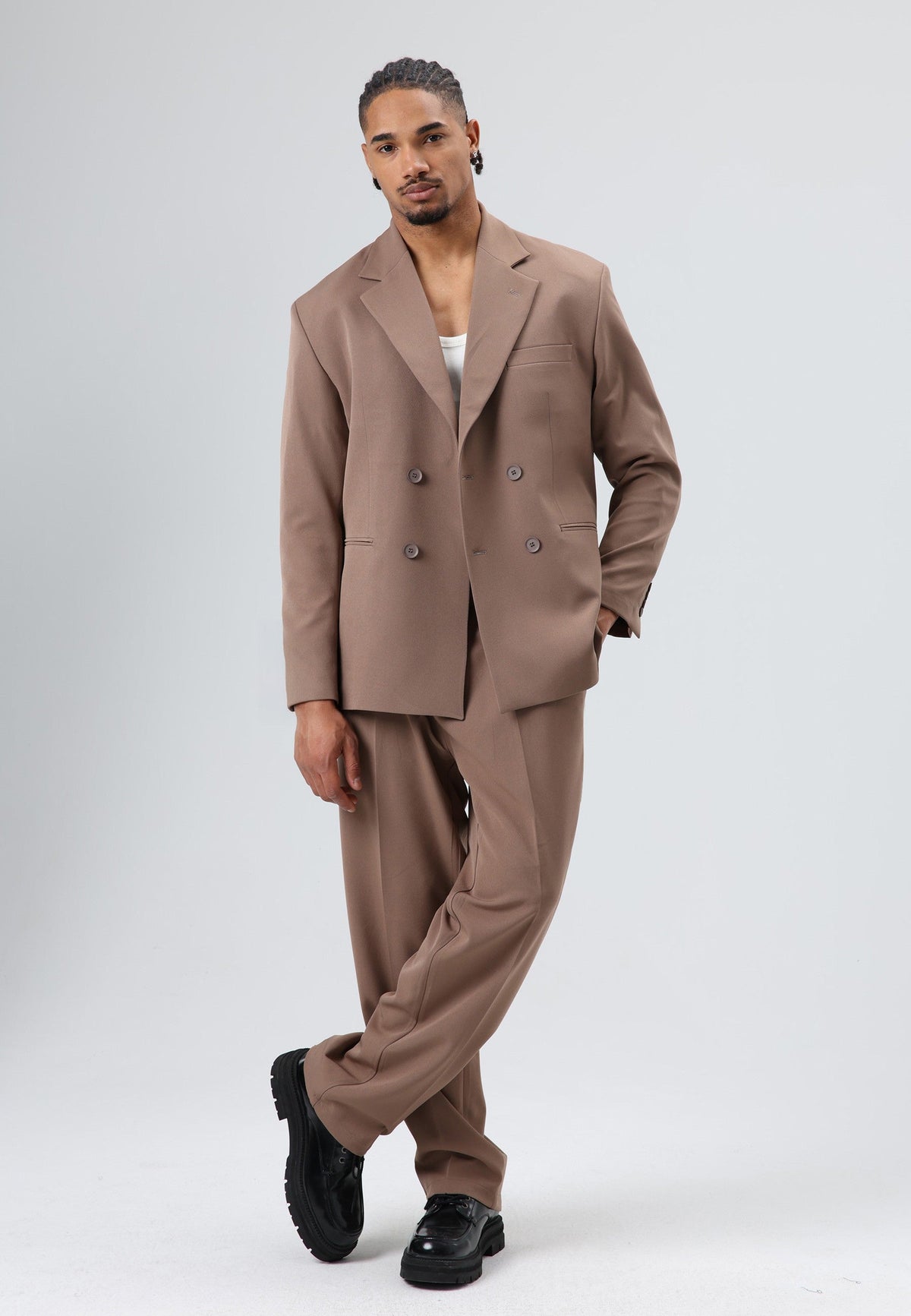 Oversized Double-Breasted Suit
