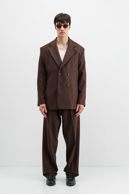 Oversized Double-Breasted Suit