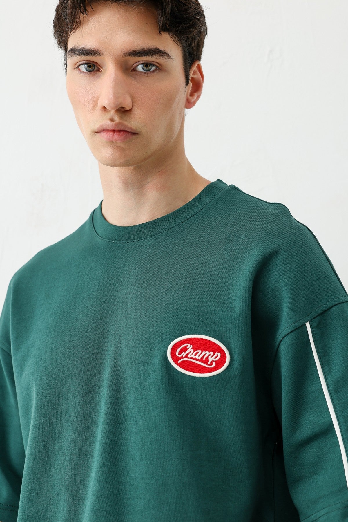 Oversized Champ-Printed Sweatsuit Set