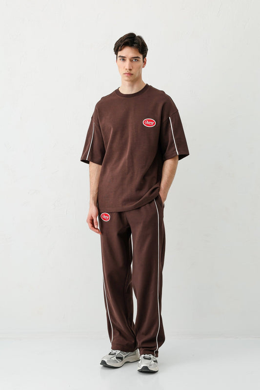 Oversized Champ-Printed Sweatsuit Set