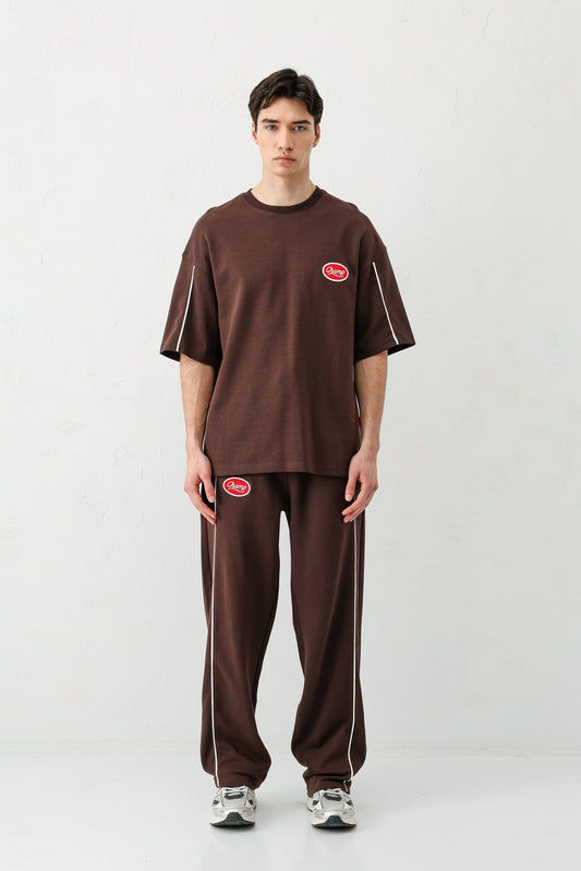 Oversized Champ-Printed Sweatsuit Set