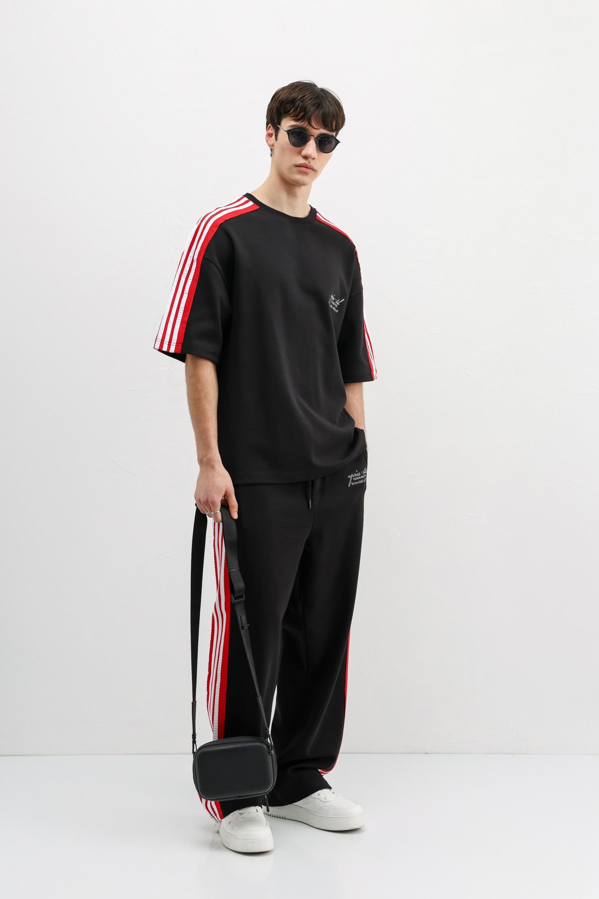 Oversized Printed Sweatsuit Set