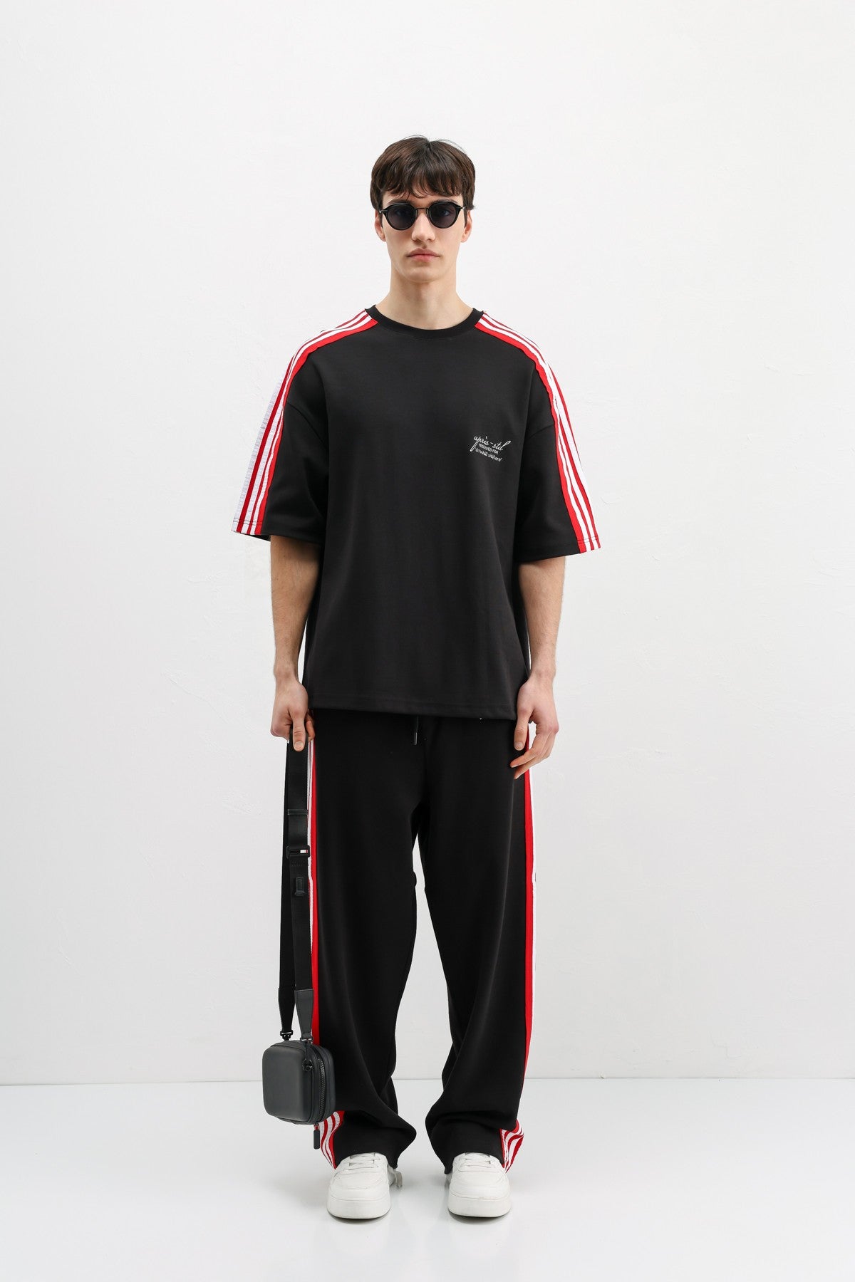 Oversized Printed Sweatsuit Set