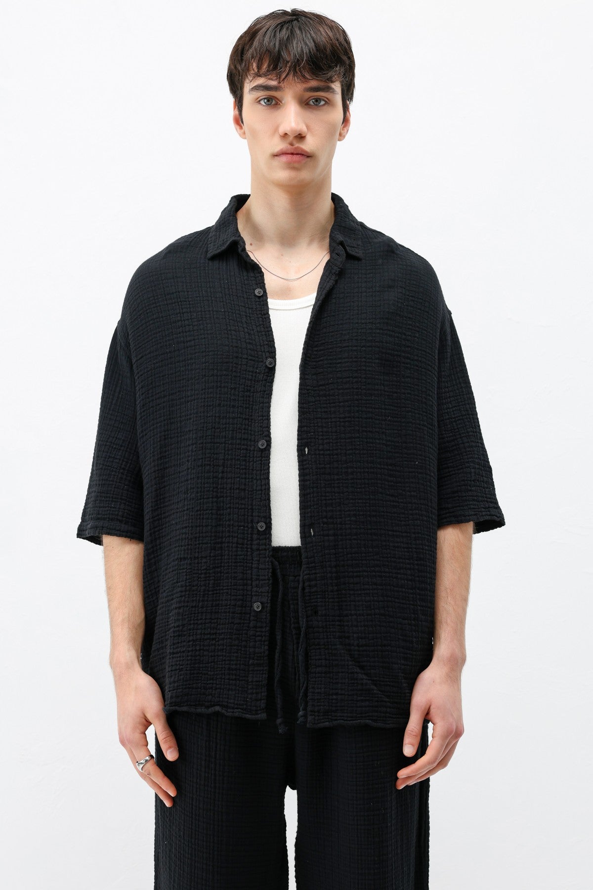 Muslin Fabric, Relaxed Fit Linen Set