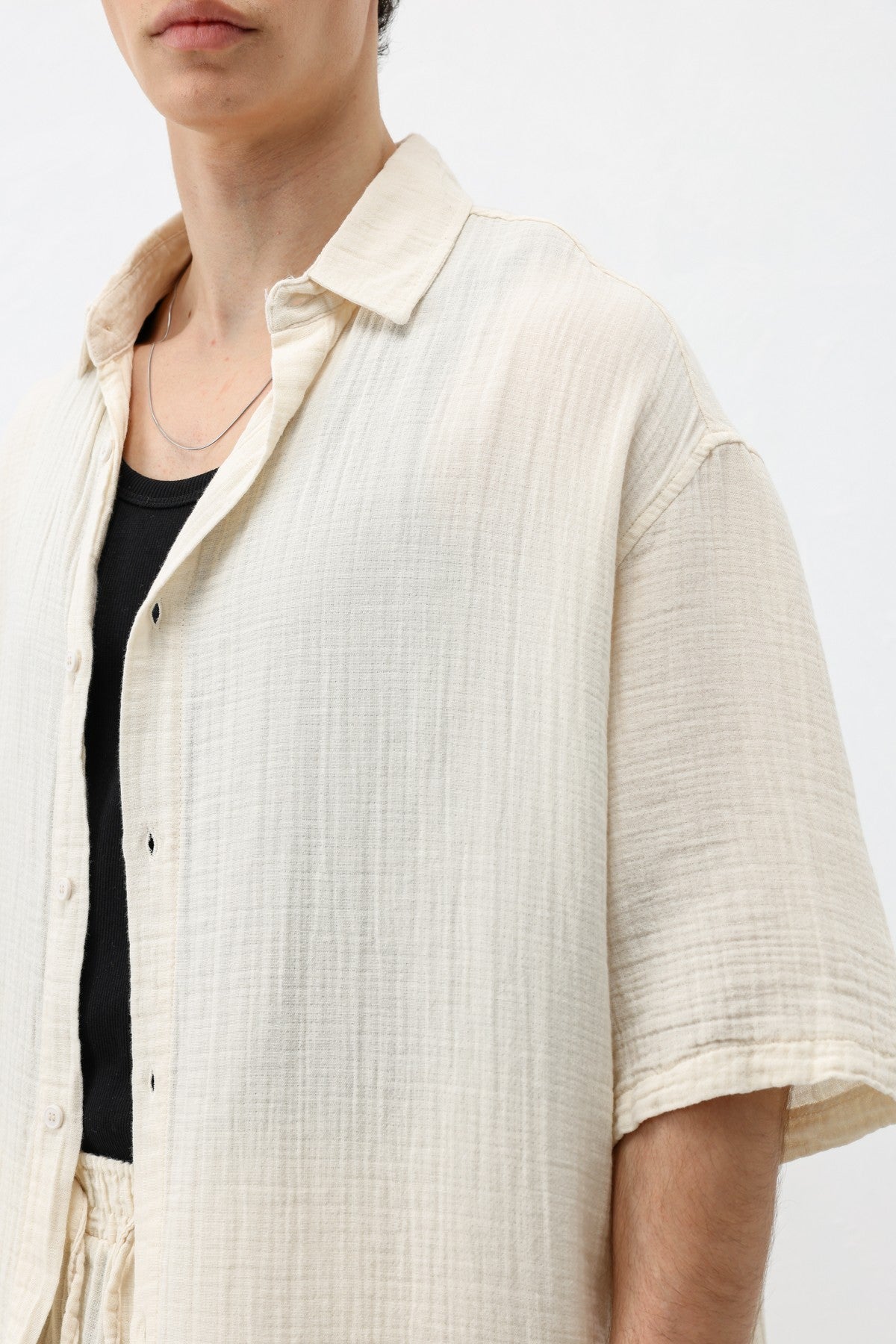 Muslin Fabric, Relaxed Fit Linen Set