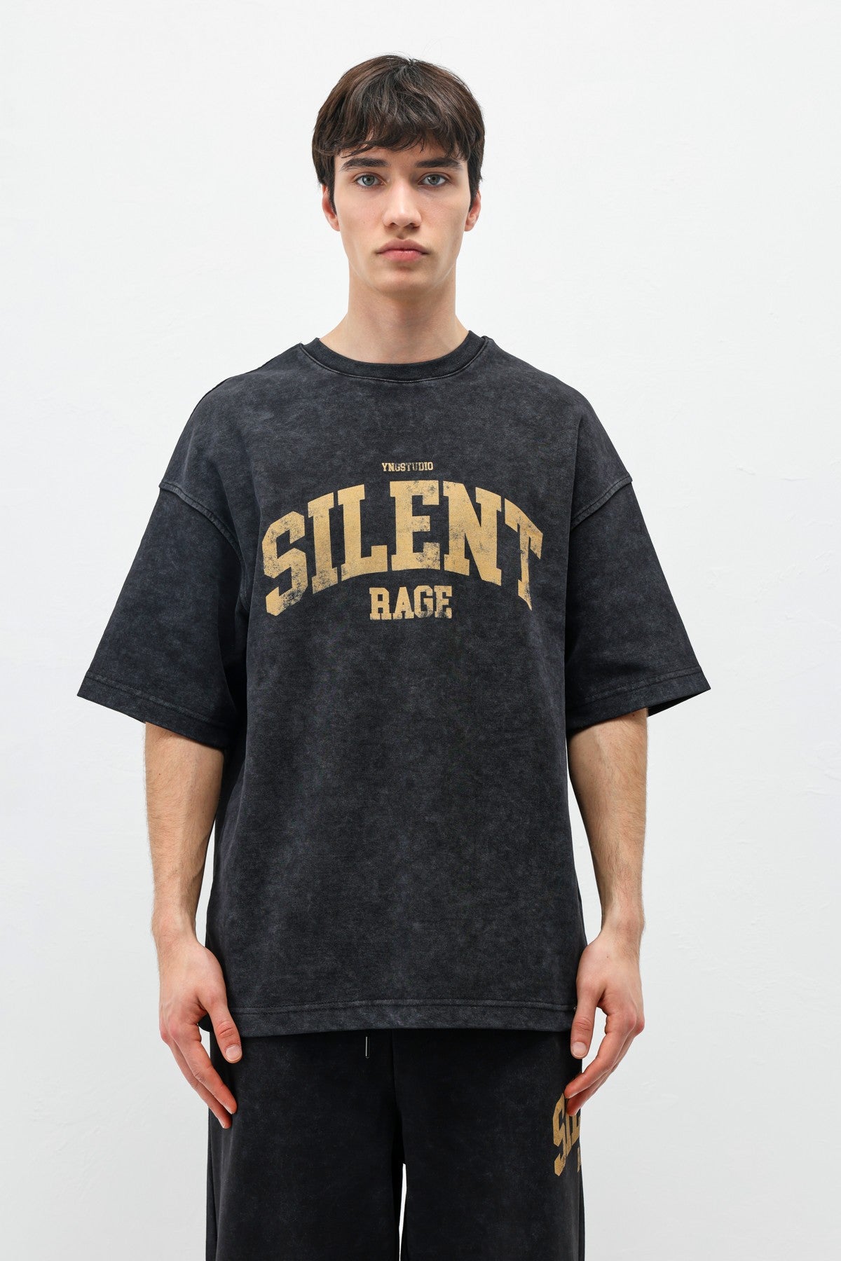 Oversized Printed Sweatsuit Set V90-27