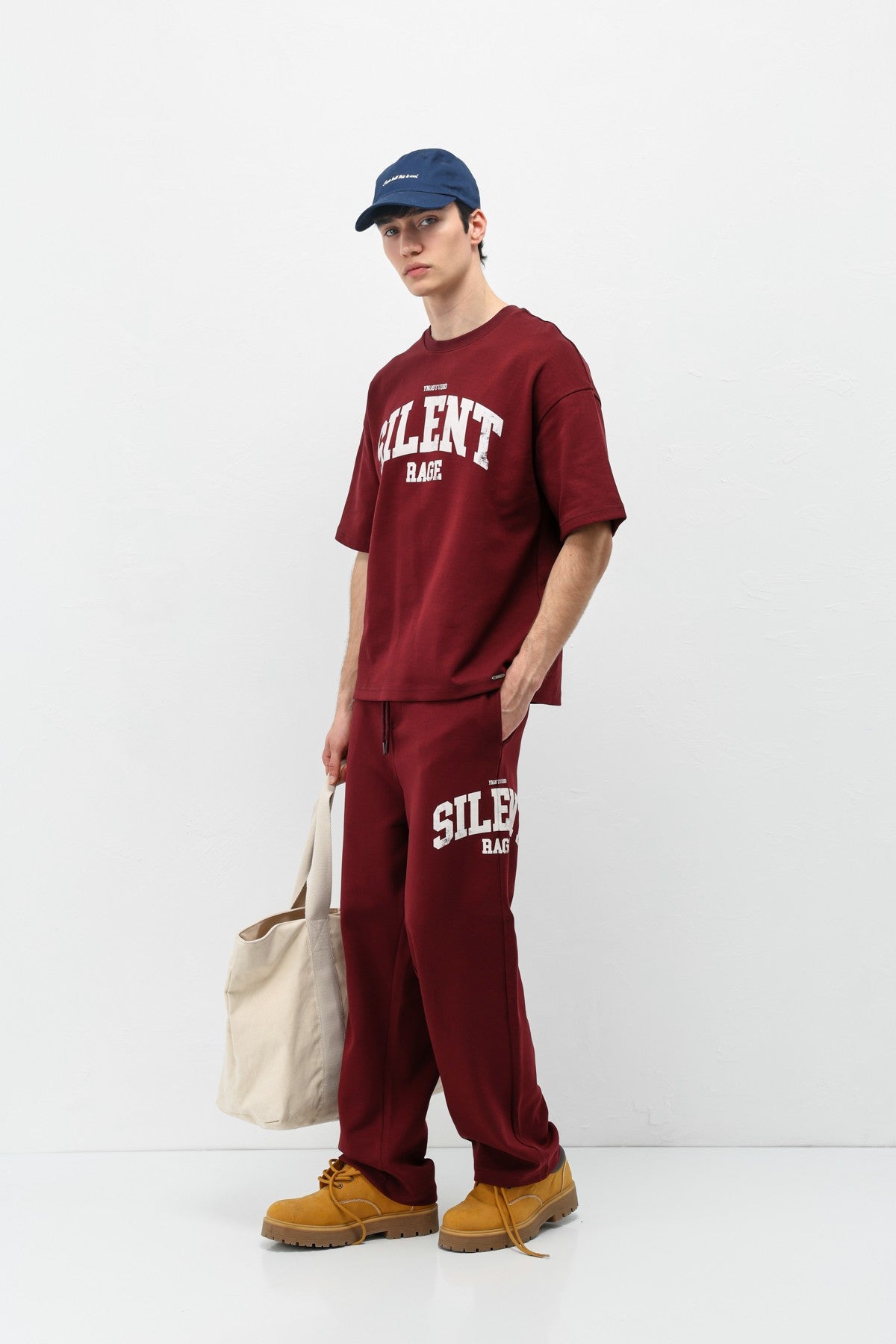 Oversized Printed Sweatsuit Set V90-27